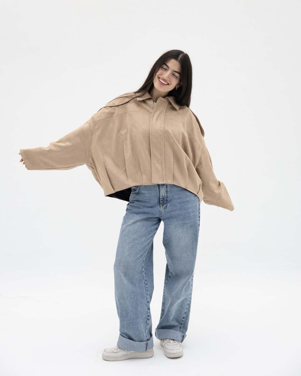 Suede Bomber Jacket